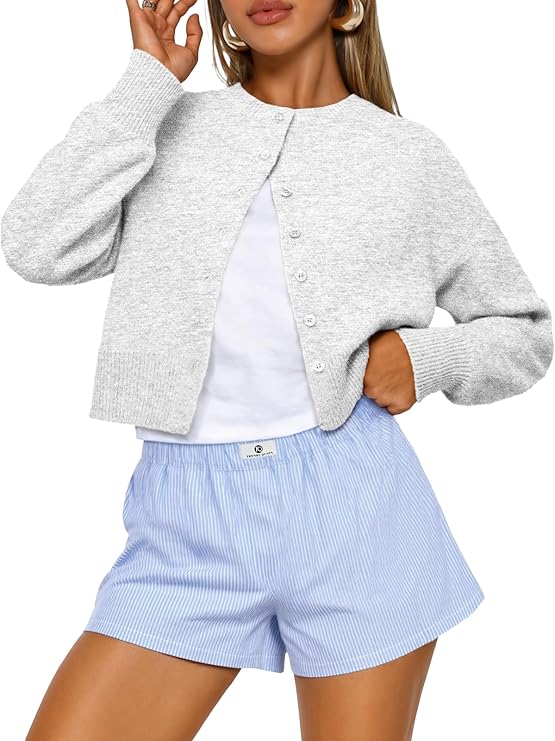 Trendy Queen Cropped Cardigan Y2K